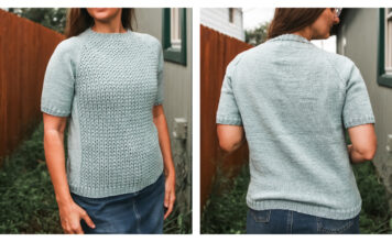 Chain Tee Free Knitting Pattern