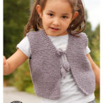 Evelina Tied Baby Vest Free Knitting Pattern