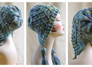 Iris Bloom Bonnet Free Knitting Pattern