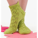 Leaf Socks Free Knitting Pattern