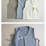 Linen Vest for Babies Free Knitting Pattern