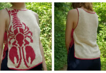 Lobster Top Star Free Knitting Pattern