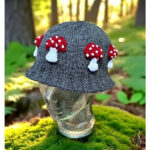 Mushroom Bucket Hat Free Knitting Pattern