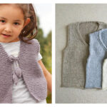 Tied Baby Vest Free Knitting Patterns