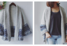 Boho Style Mosaic Cardigan Knitting Pattern