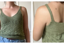 Genova Basil Top Free Knitting Pattern