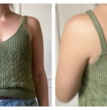 Genova Basil Top Knitting Pattern