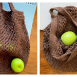Pine Cone Carrier Bag Knitting Pattern