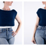 Squishy Crop Top Free Knitting Pattern
