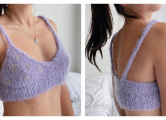 Stargirl Bralette Free Knitting Pattern