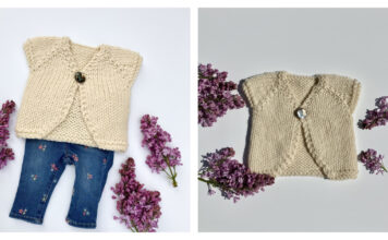 Wee Love Bug Baby Sweater Free Knitting Pattern