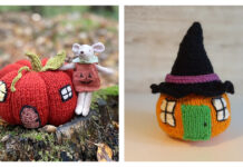 Halloween Pumpkin House Knitting Patterns