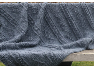 Hearthstone Blanket Free Knitting Pattern