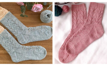 Taproot Socks Free Knitting Pattern
