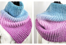 Colorama Cowl Free Knitting Pattern